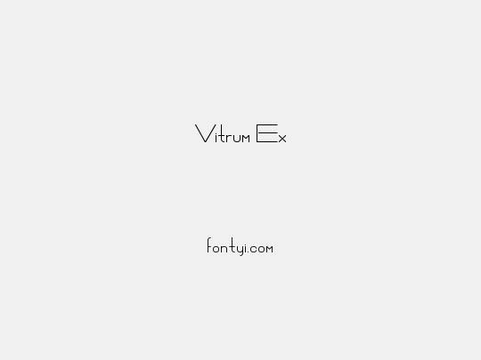 Vitrum Ex