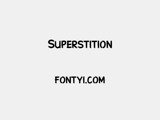 Superstition