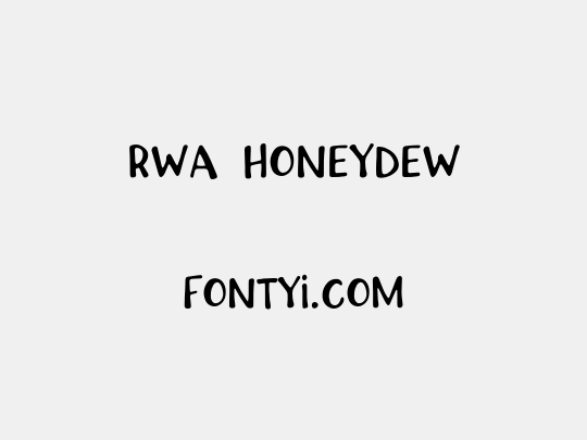 RWA Honeydew