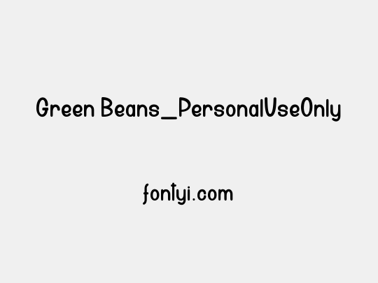 Green Beans_PersonalUseOnly
