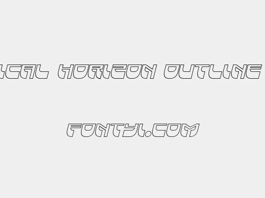 Vertical Horizon Outline Itali