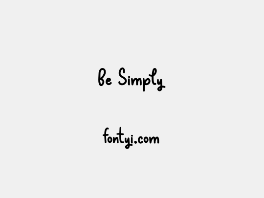 Be Simply