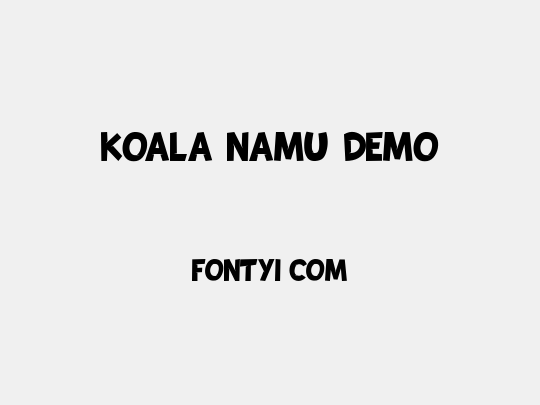 KOALA NAMU DEMO