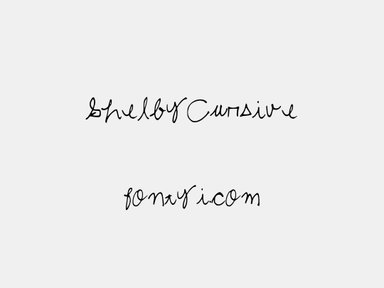 ShelbyCursive