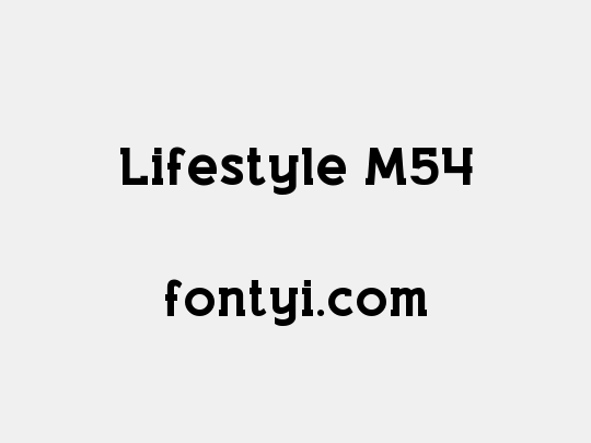 Lifestyle M54