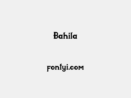 Bahila