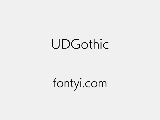 UDGothic