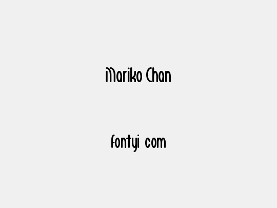 Mariko Chan