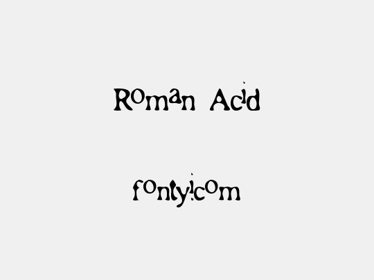 Roman Acid