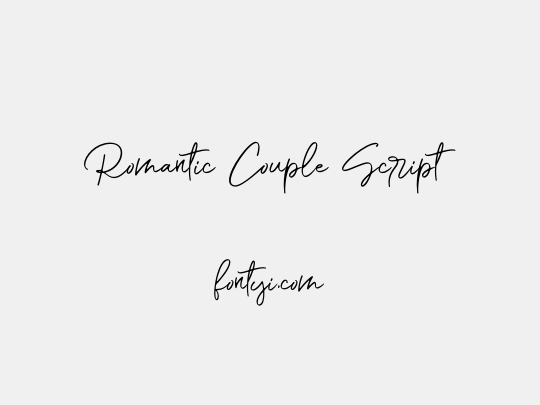 Romantic Couple Script
