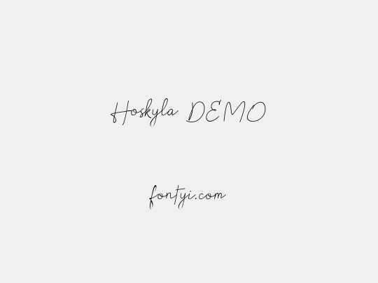 Hoskyla DEMO