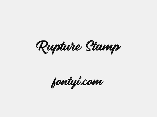 Rupture Stamp