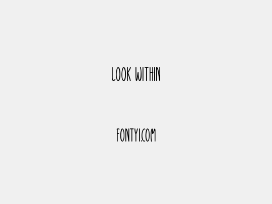 Look Within