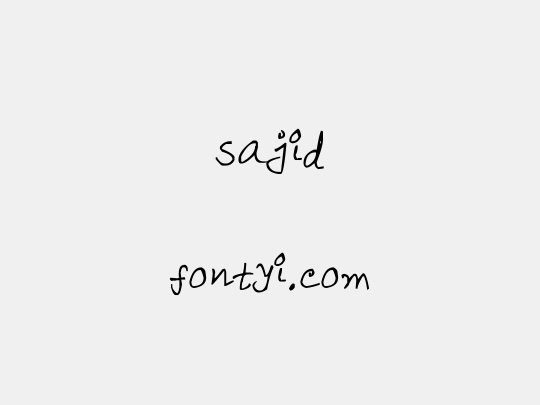 Sajid