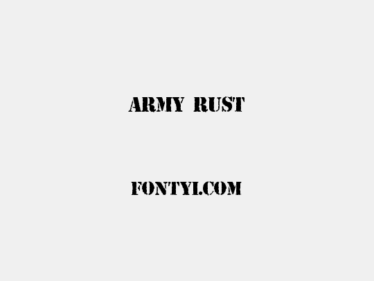 ARMY RUST