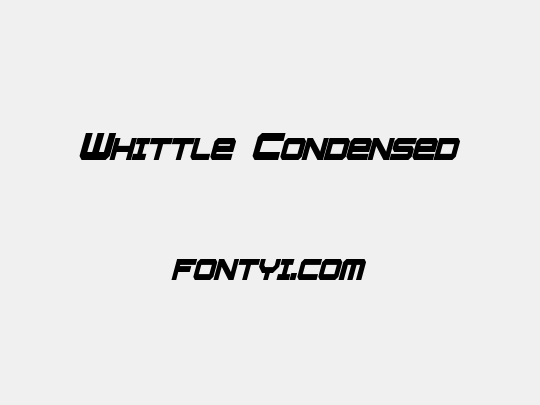 Whittle Condensed