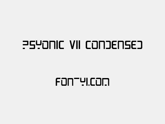 PsYonic VII Condensed