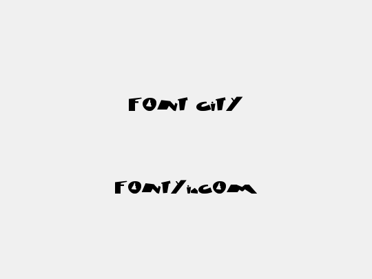 font city