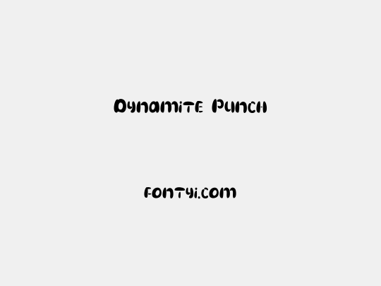 Dynamite Punch