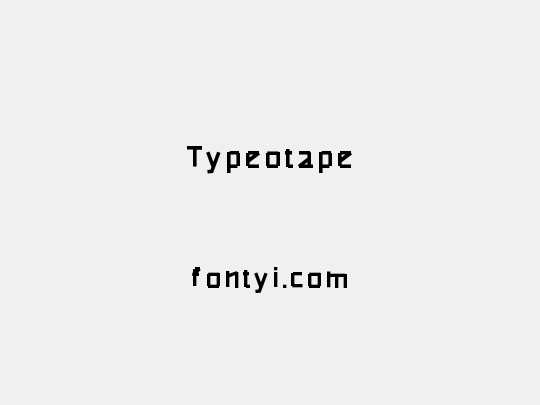 Typeotape