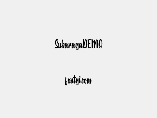 SubarayaDEMO