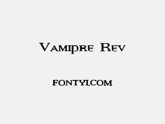 Vamipre Rev