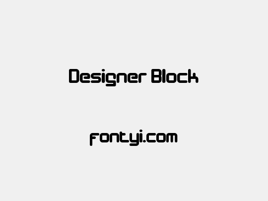 Designer Block