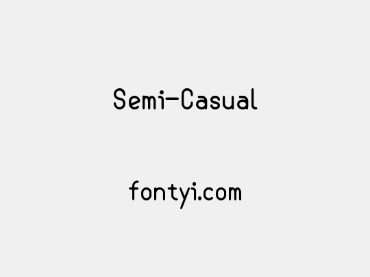 Semi-Casual
