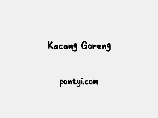Kacang Goreng