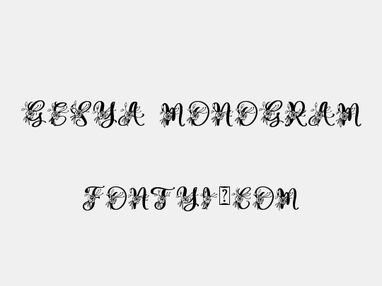 Gesya Monogram
