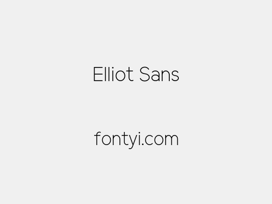 Elliot Sans