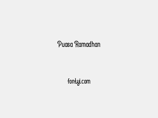 Puasa Ramadhan