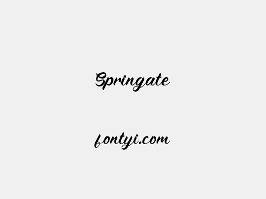 Springate