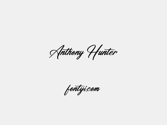 Anthony Hunter