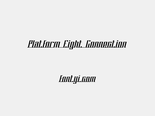 Platform Eight Connection