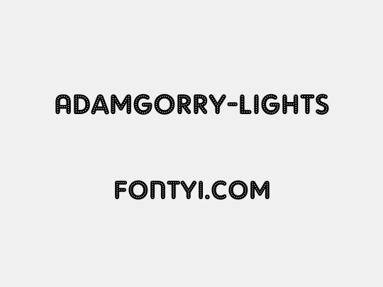 AdamGorry-Lights