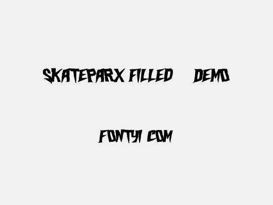 Skateparx Filled - Demo