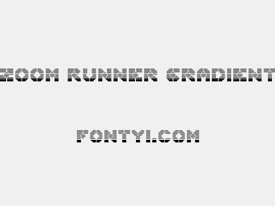 Zoom Runner Gradient