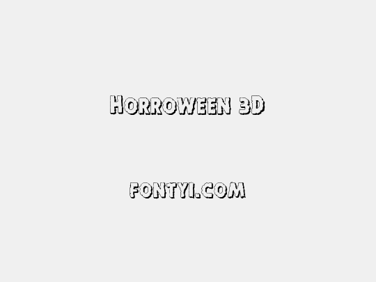 Horroween 3D