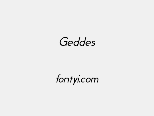 Geddes