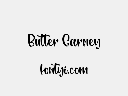 Butter Carney