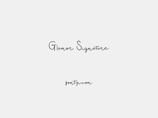 Glamor Signature