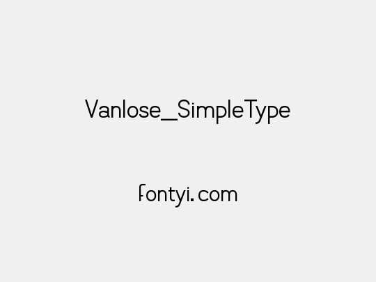 Vanlose_SimpleType