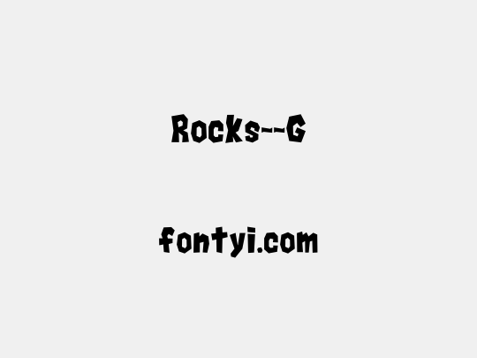 Rocks__G