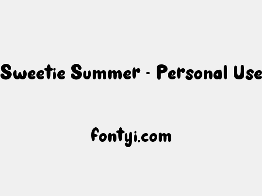 Sweetie Summer - Personal Use
