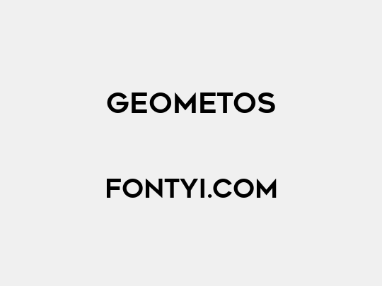 Geometos