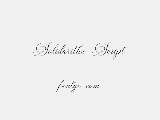 Solidaritha Script