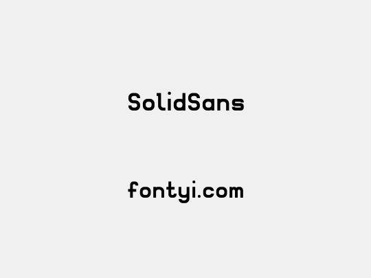 SolidSans