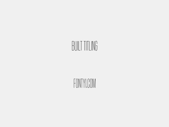 Built Titling