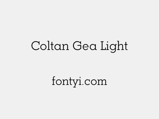 Coltan Gea Light